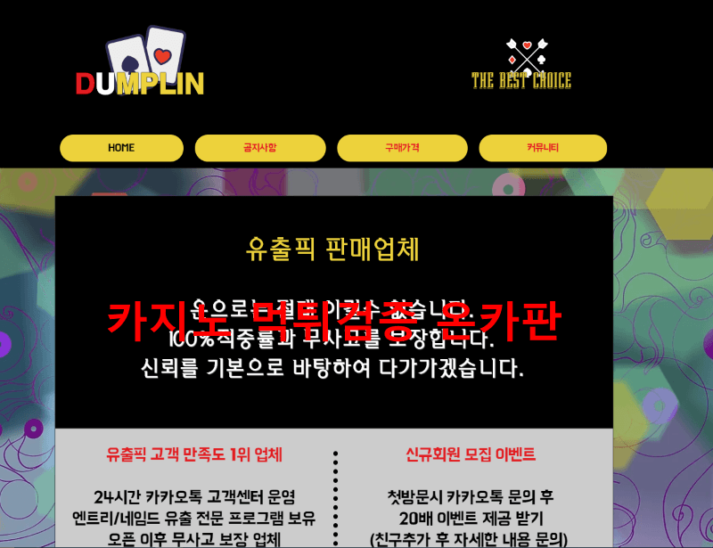 덤플린먹튀