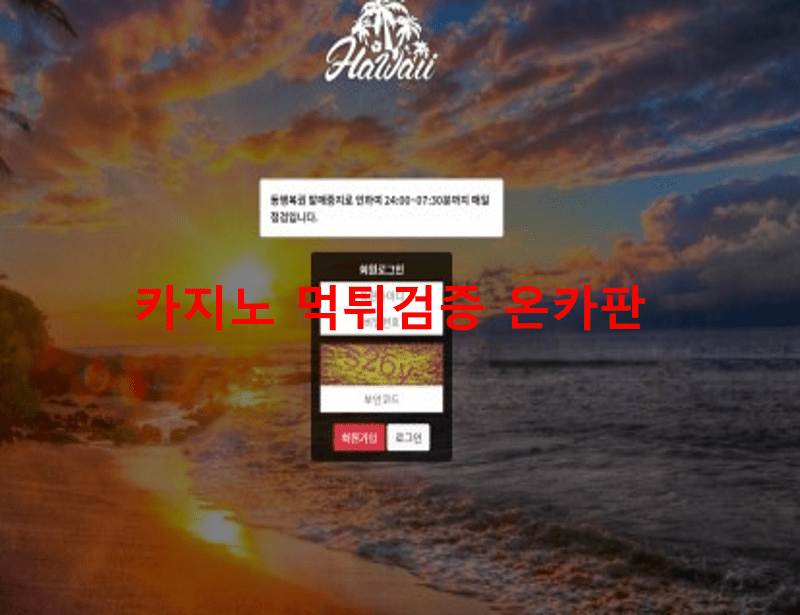 하와이먹튀