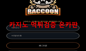 라쿤먹튀