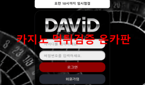 다비드먹튀