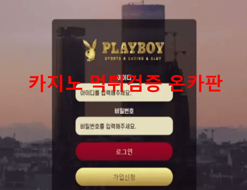 플레이보이먹튀