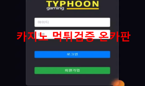 타이푼먹튀