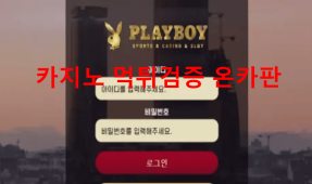 플레이보이먹튀
