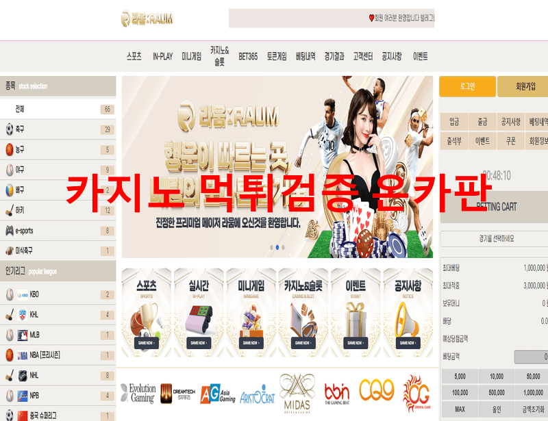 라움먹튀