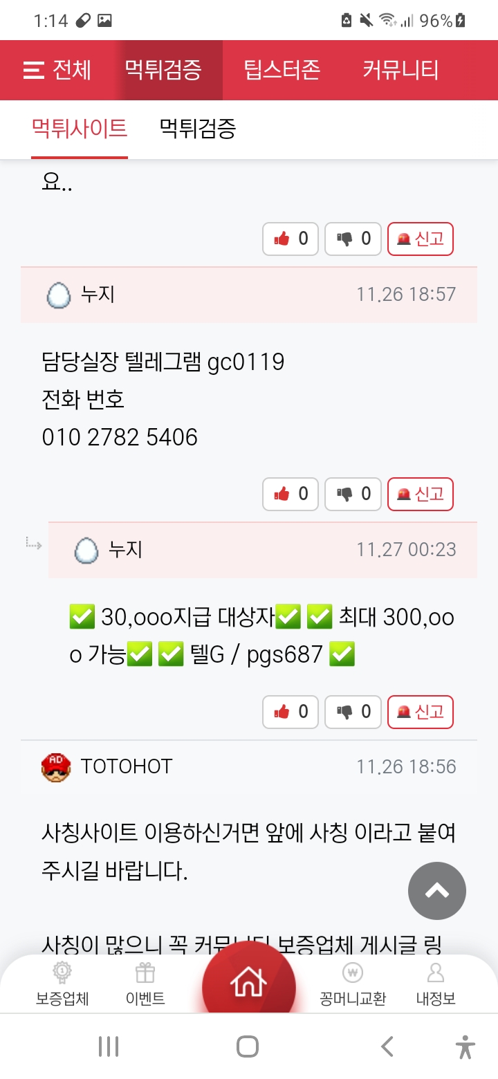 페가수스 사칭 먹튀(1)