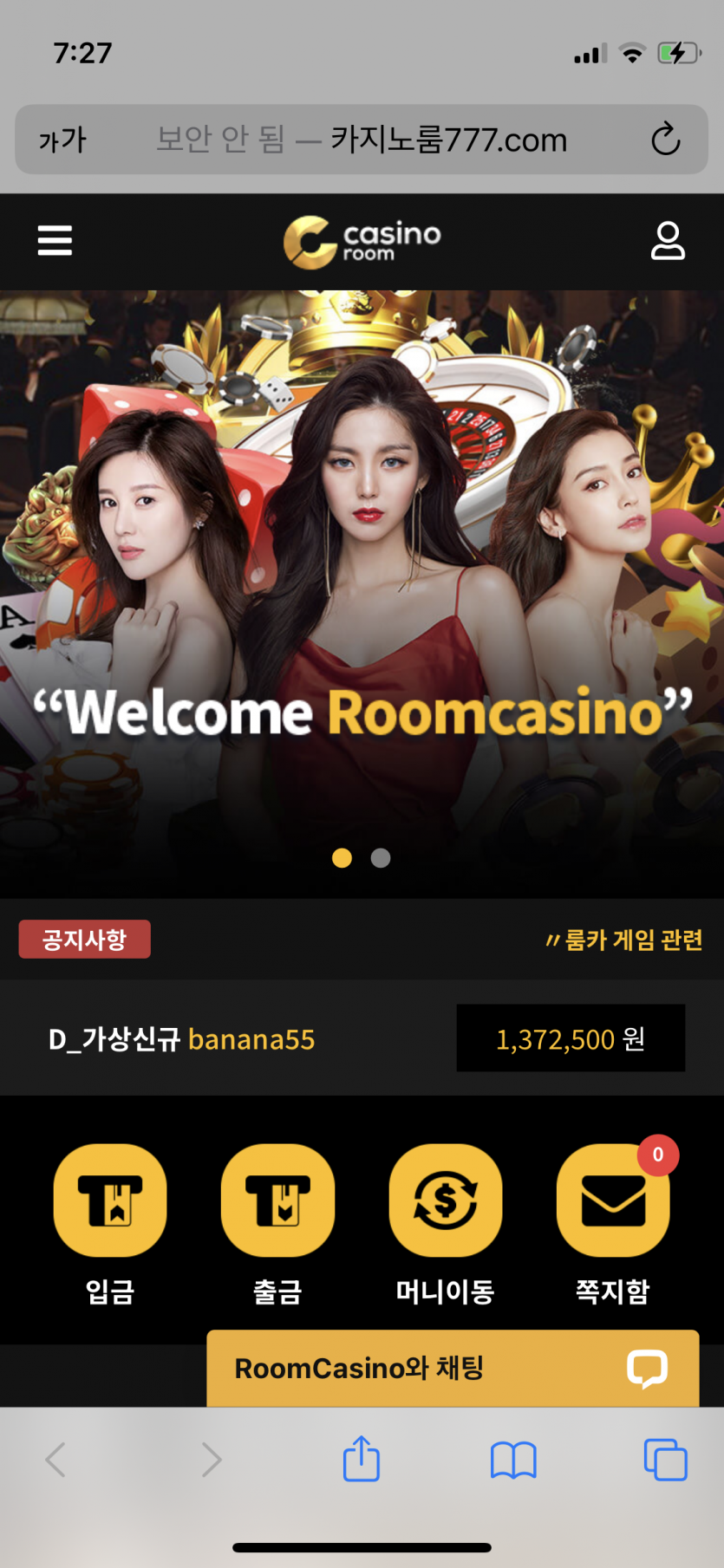 룸카지노 먹튀(2)