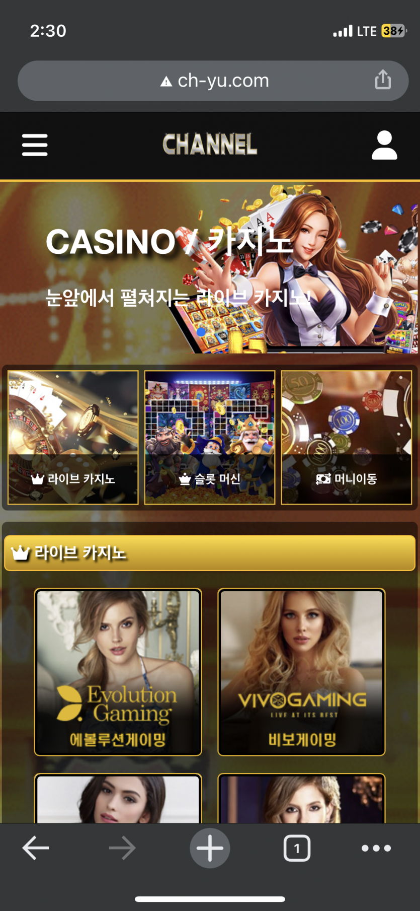 채널 ch-yu.com 먹튀 피해요..(1)