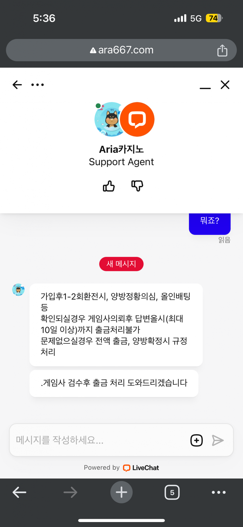 아리아 카지노 먹튀(0)