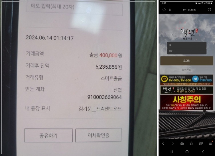 백년 먹튀(2)