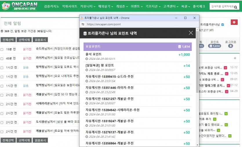 처음으로 개버러지년 명단 공개(0)