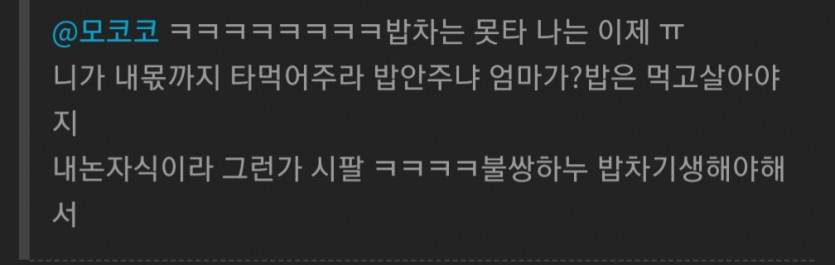 패드립당해서 너무슬픈데 어떻게해야되나요ㅠ(0)