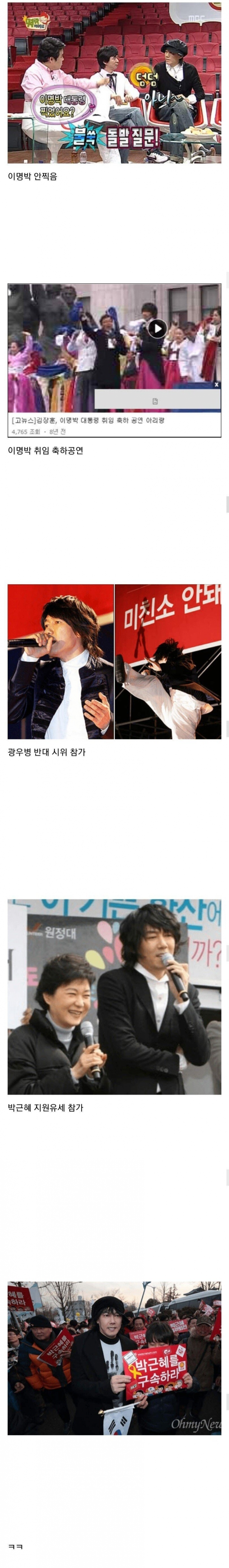[유머] 정치성향 중립 연예인(0)