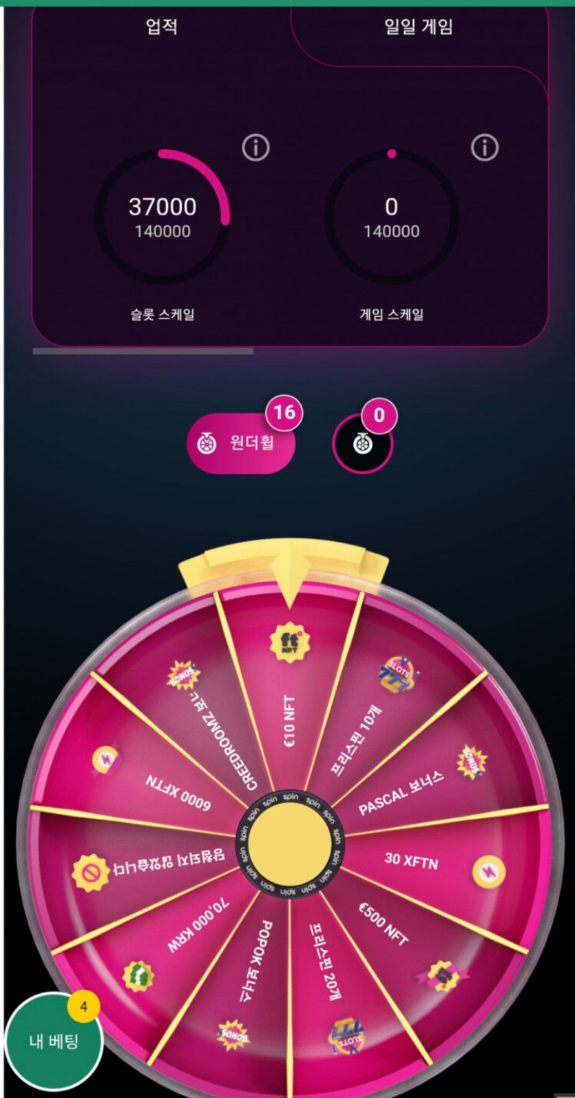 벳위즈 그당시 했던 이벤트(1)