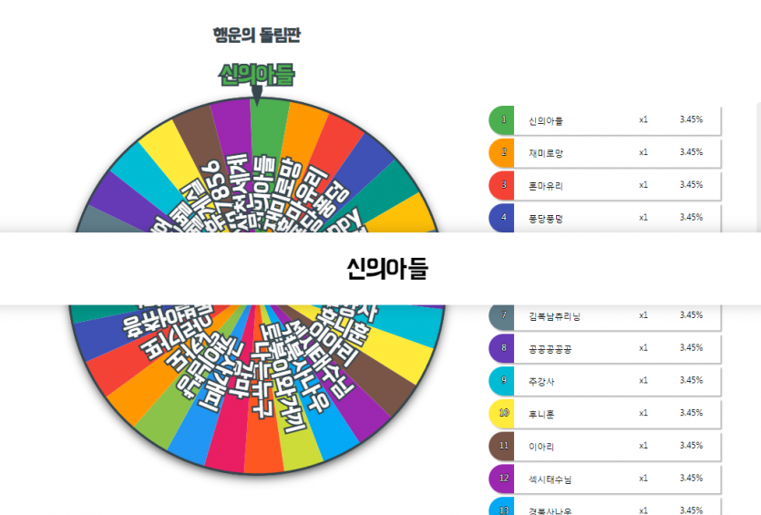 ==너무많은분들이 참여해주셔서~(0)