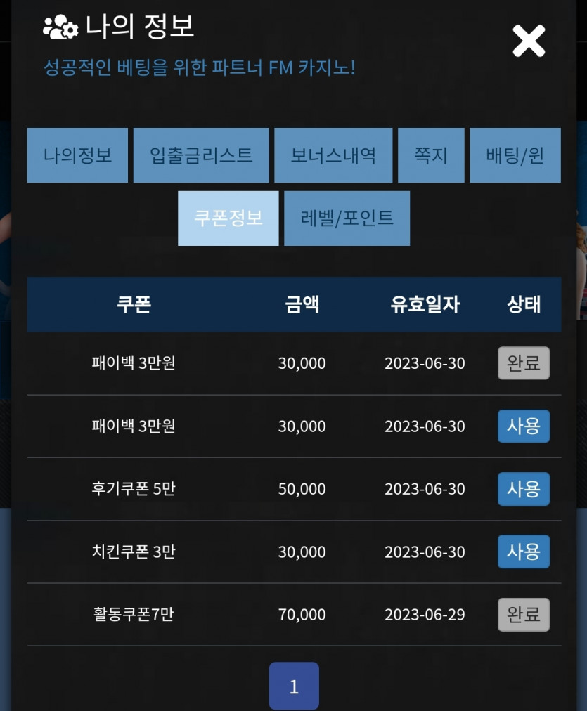 fm카가 서비스는 제일 좋아요 ㅎㅎ(0)