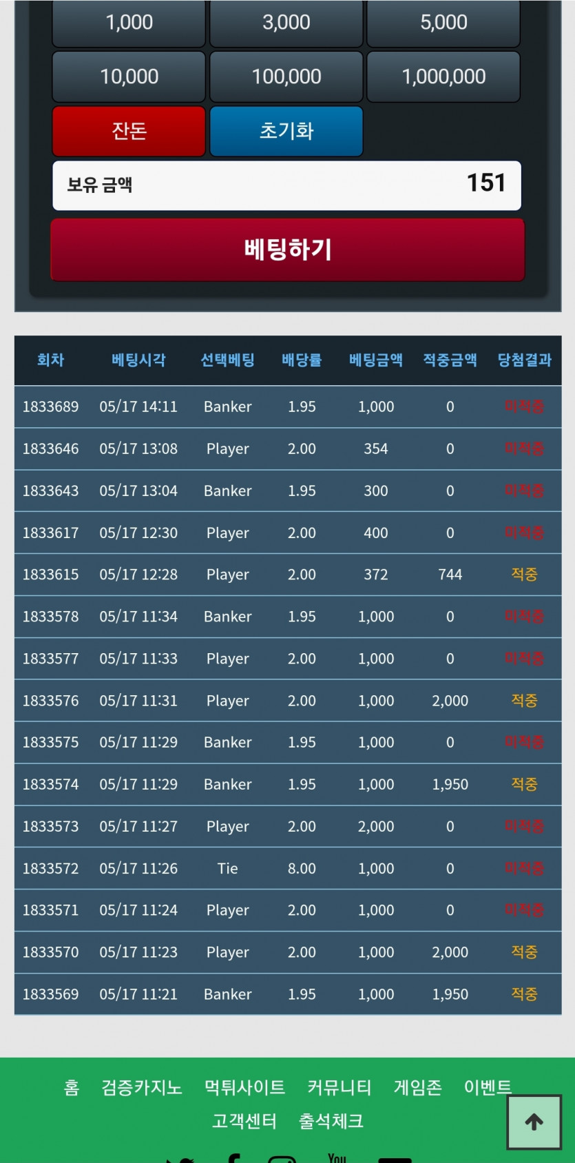 오늘의 담탐포바는(0)