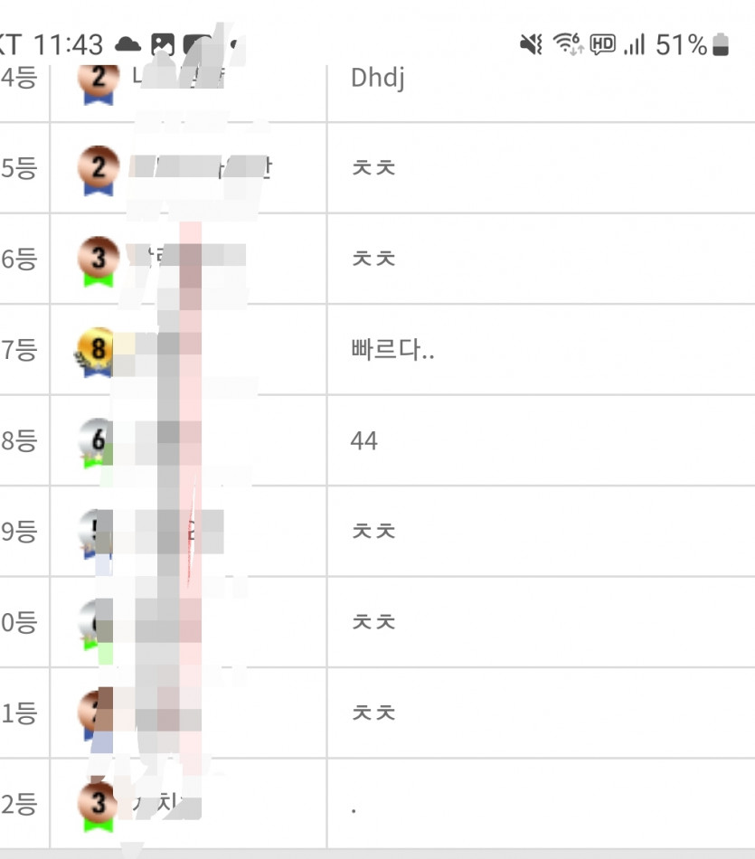 어제 온카판 출첵461명~~오늘은?(0)