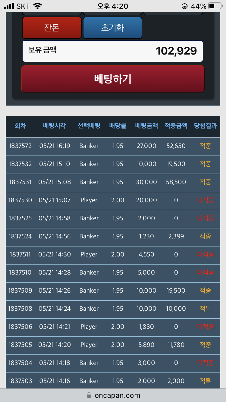 오늘 포인트윈컷 도달요(0)