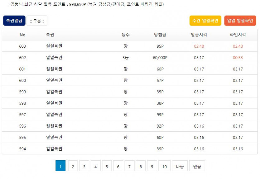 김뿡 이벤트 결과. 당첨 축하드려요.(0)