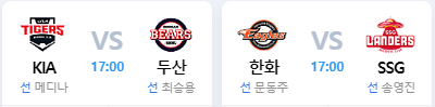 오늘의 선발투수(1)