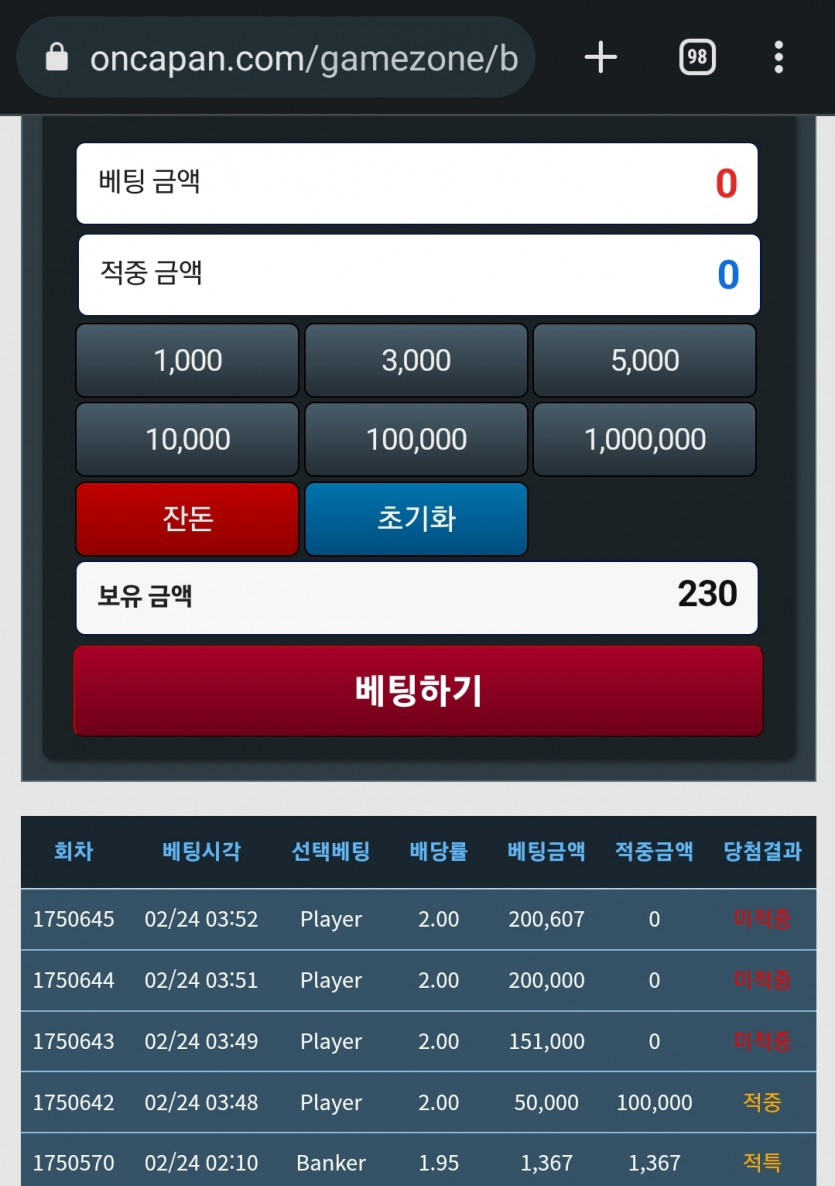 이번달 포인트 구매만 150만(0)