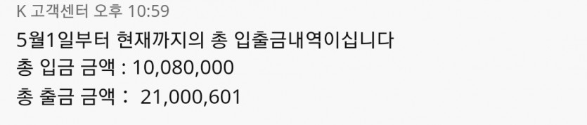 5월 총 결산 (k카지노 3형제)(0)