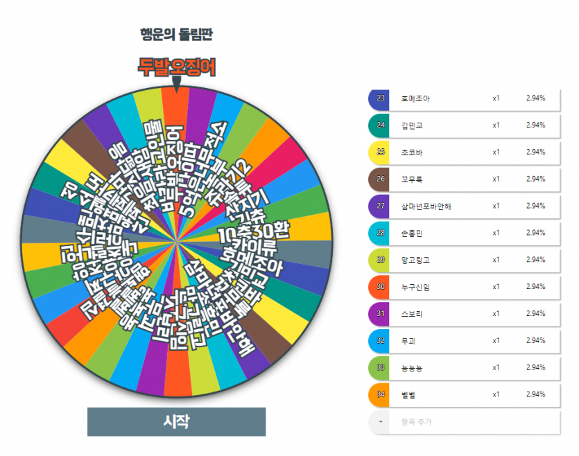 현충일 이벤트 당첨자 발표(5)