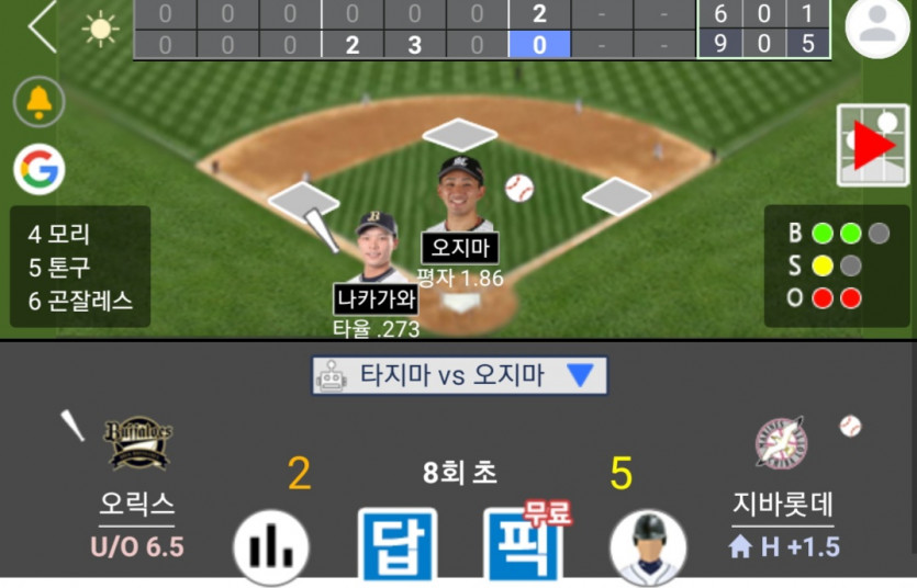 지바롯데 선발이 경고했는데(0)