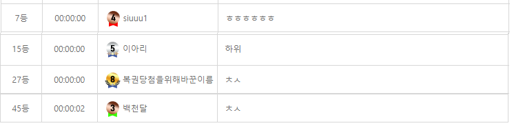 발표가 늦어서 죄송합니다..(0)