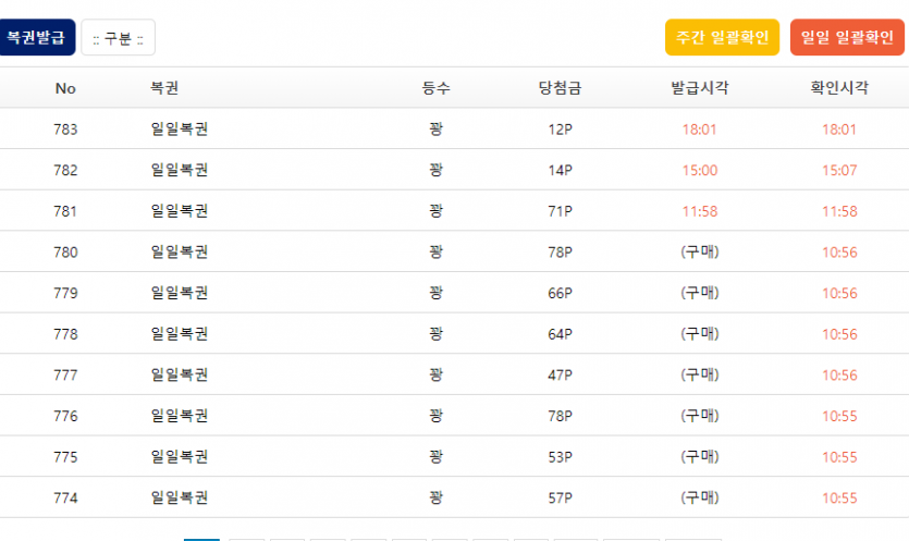 복권 다시 혈막혔네 ㅠㅠ(0)