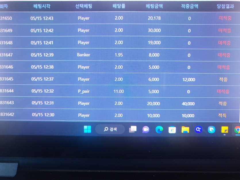 포바 포인트 전멸...(0)