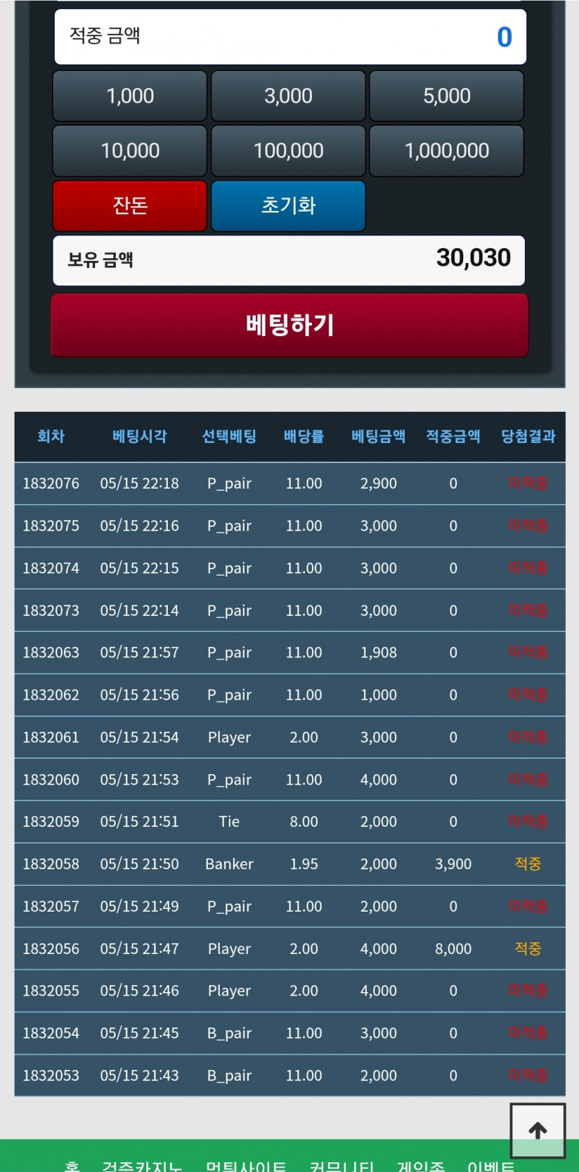 첫페어잡기 고집...풰일 ㅠ(0)