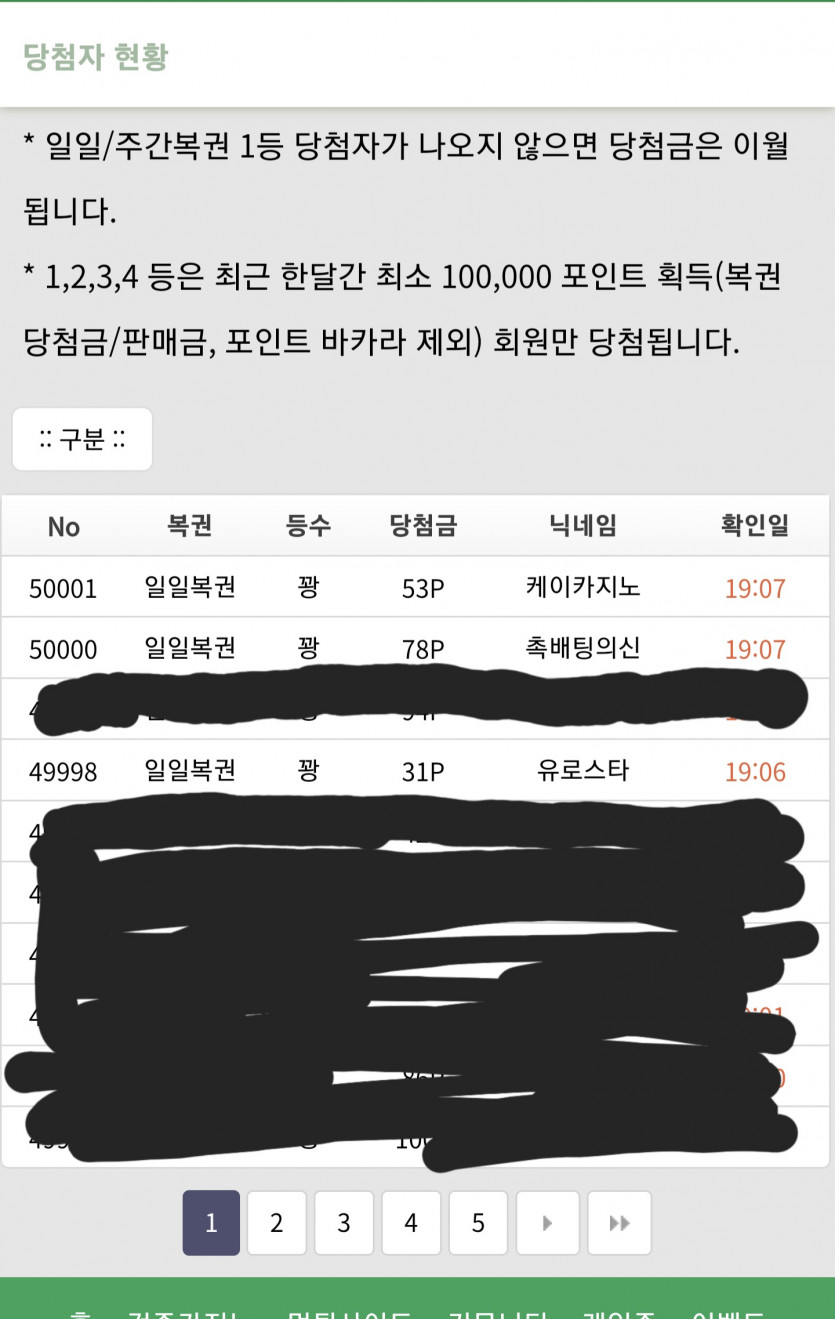일복 일등이 아직 이라해서(0)