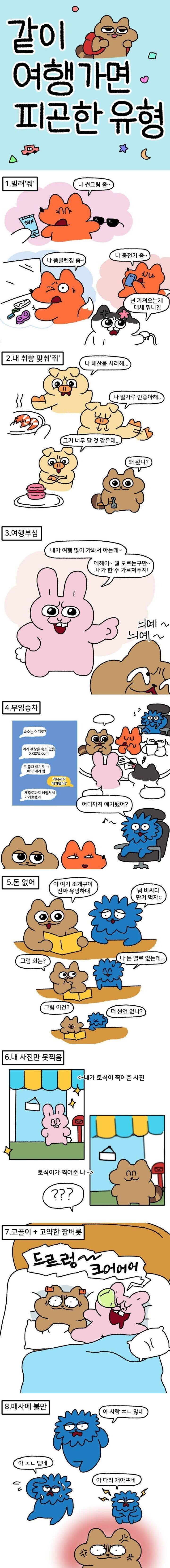 같이 여행하면 피곤한 유형들.jpg(0)