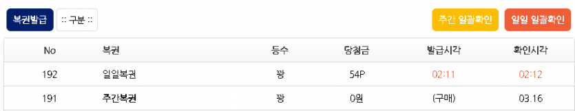 107연꽝 달성.(0)
