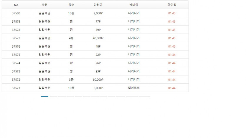 복권 3연타..(0)