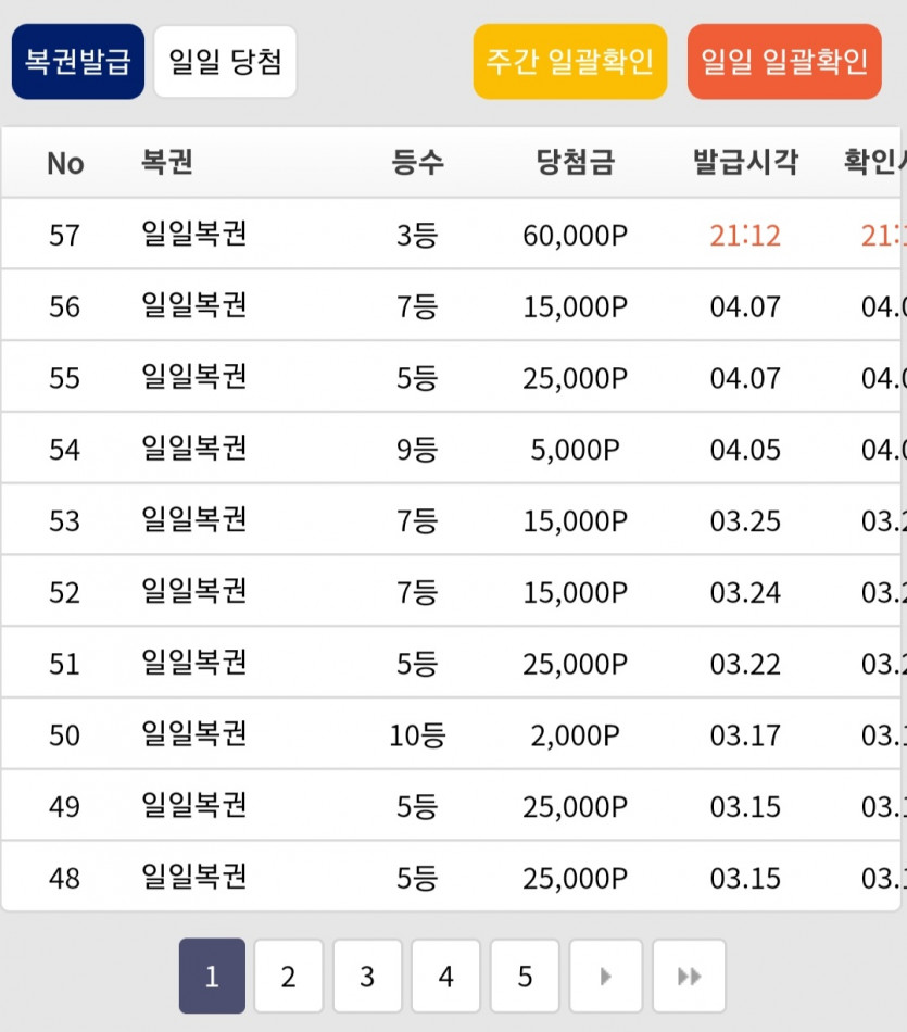 복권 3등 ㅜㅜ(1)