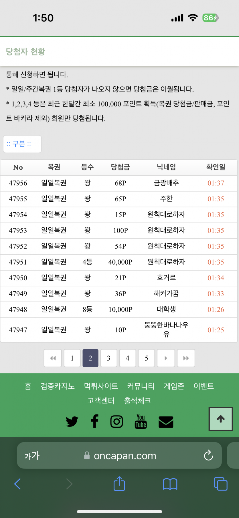 제 경험상 ..(?) 일복 이월 느낌입니다(0)