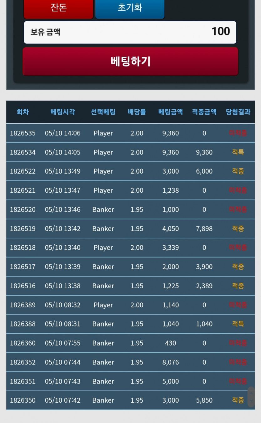 오늘의 전재산 포바한방에 올인(0)