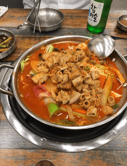 곱창전골 먹었습니다ㅡㅡ(0)