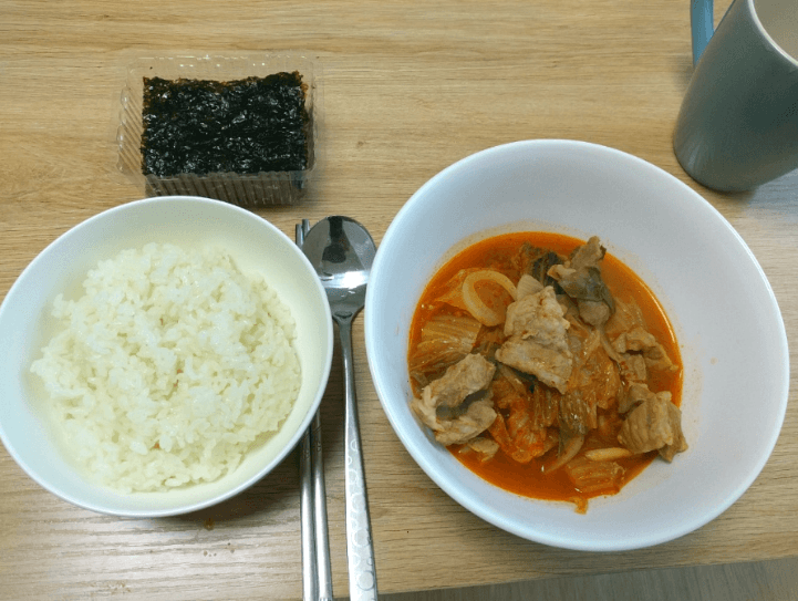 늦은 혼밥..(0)