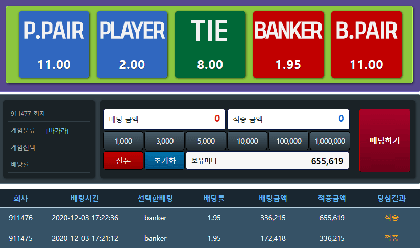 포인트 바카라 랭킹 9위 달성!!!!(0)