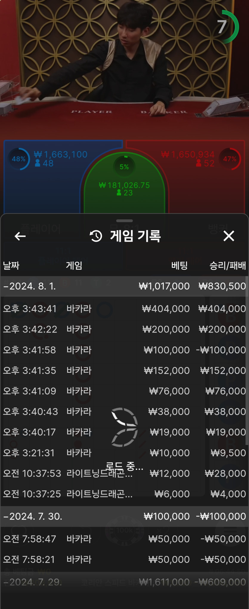 ?? 롤링뽀찌 만원 ->80만원??(0)