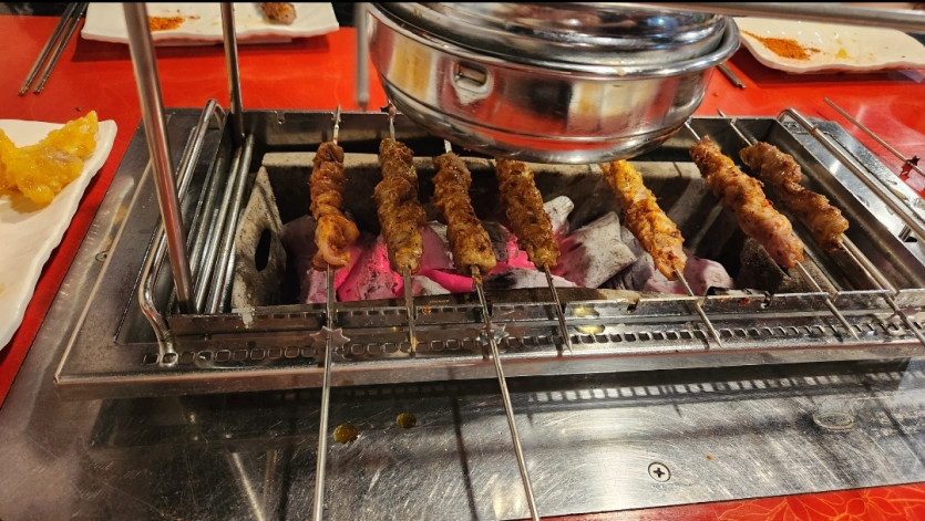 (야식)늦은 맛저입니다. 양꼬치엔 칭따오(0)