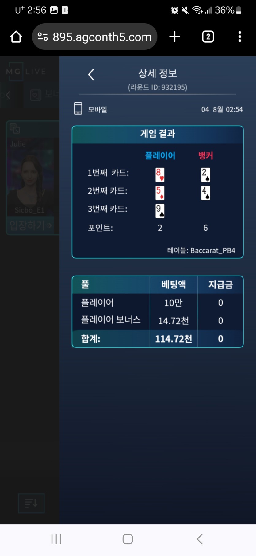 나는 왜 바카라만 하면 고장이 나는가....(1)
