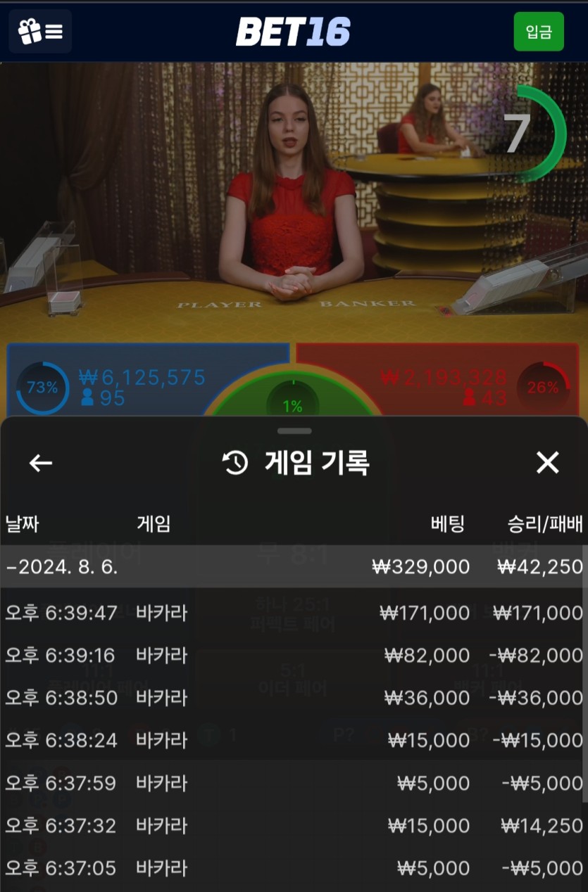 벳16 돌발드갓다가 5연패 ㅊ 맞는줄 ㄷㄷ(0)