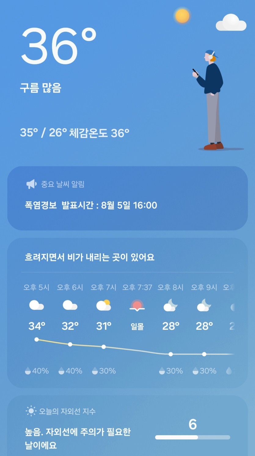 퇴근 1시간전 더워도 최고의 선택( `-´ )(0)