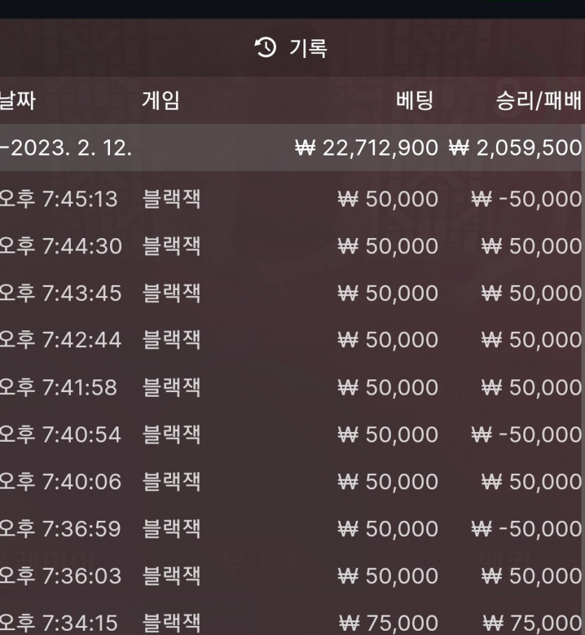 뱃위즈 블랙잭 2차(0)