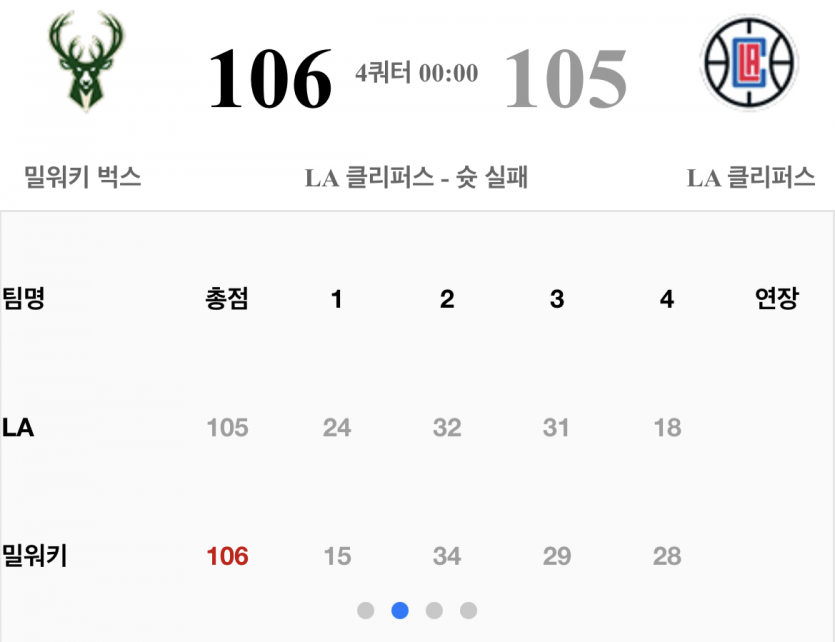 느바 실시간(0)