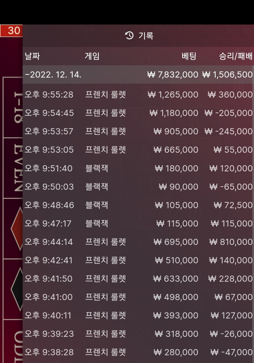 홈카 룰렛 블랙잭 후기입니다!(0)